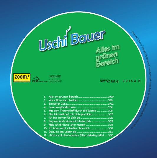 Uschi Bauer, neue CD, alles im grünen Bereich