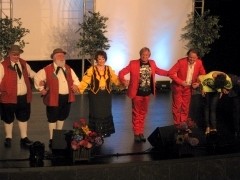 Uschi Bauer mit Wildecker Herzbuben Mario und Christoph Sonja Christin Feuerwerk der Volksmusik